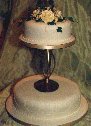 Two tier cake
