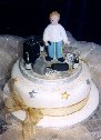 Single tier cake