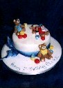 Single tier cake