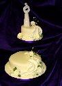 Single tier cake