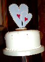 Single tier cake